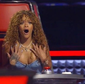 Confira uma prévia da participação de Rihanna no The Voice USA