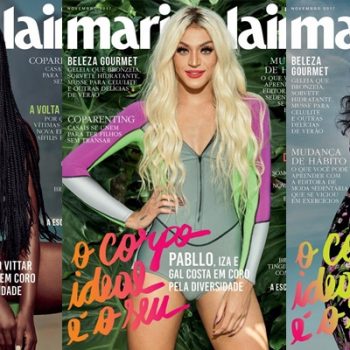 IZA, Pabllo Vittar e Gal Costa são capas da revista Marie Claire!