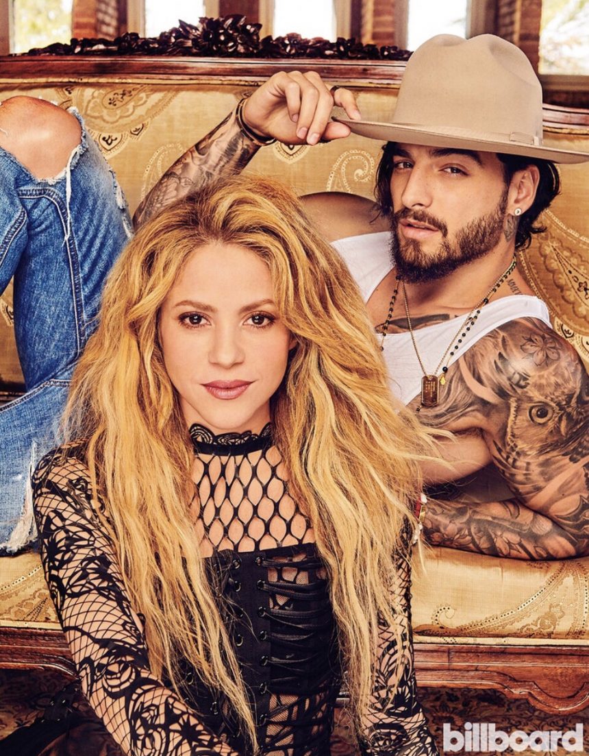 Shakira e Maluma estampam capa da Billboard
