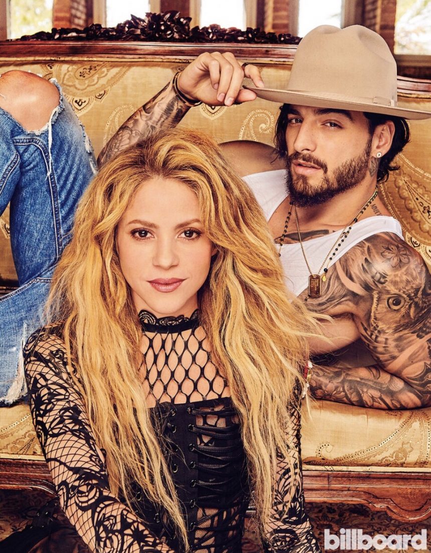 Shakira e Maluma estampam capa da Billboard