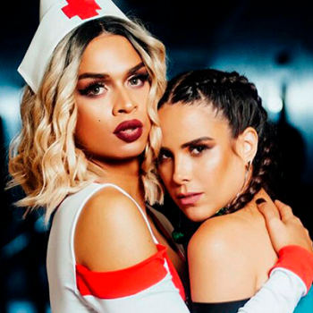 Lia Clark e Wanessa estreiam o clipe Bum Bum No Ar